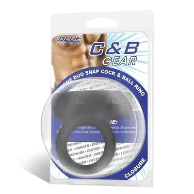 blue-line-duo-snap-silicone-cock-ball-ring Blue Line Duo Snap Silicone Cock & Ball Ring