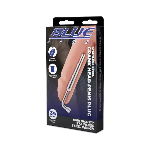 blue-line-stainless-steel-crank-head-penis-plug Blue Line STAINLESS STEEL CRANK HEAD PENIS PLUG
