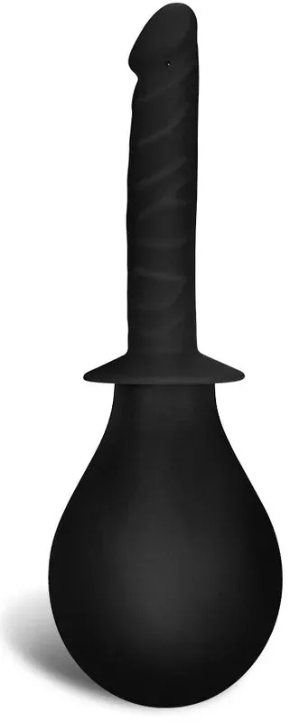 BONDAGE FETISH DELUXE DILDO DOUCHE BLACK