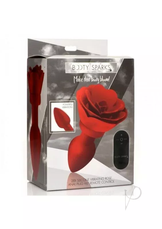 booty-sparks-28x-rechargeable-silicone-vibrating-rose-anal-plug-with-remote-cont Booty Sparks 28x Rechargeable Silicone Vibrating Rose Anal Plug with Remote Control
