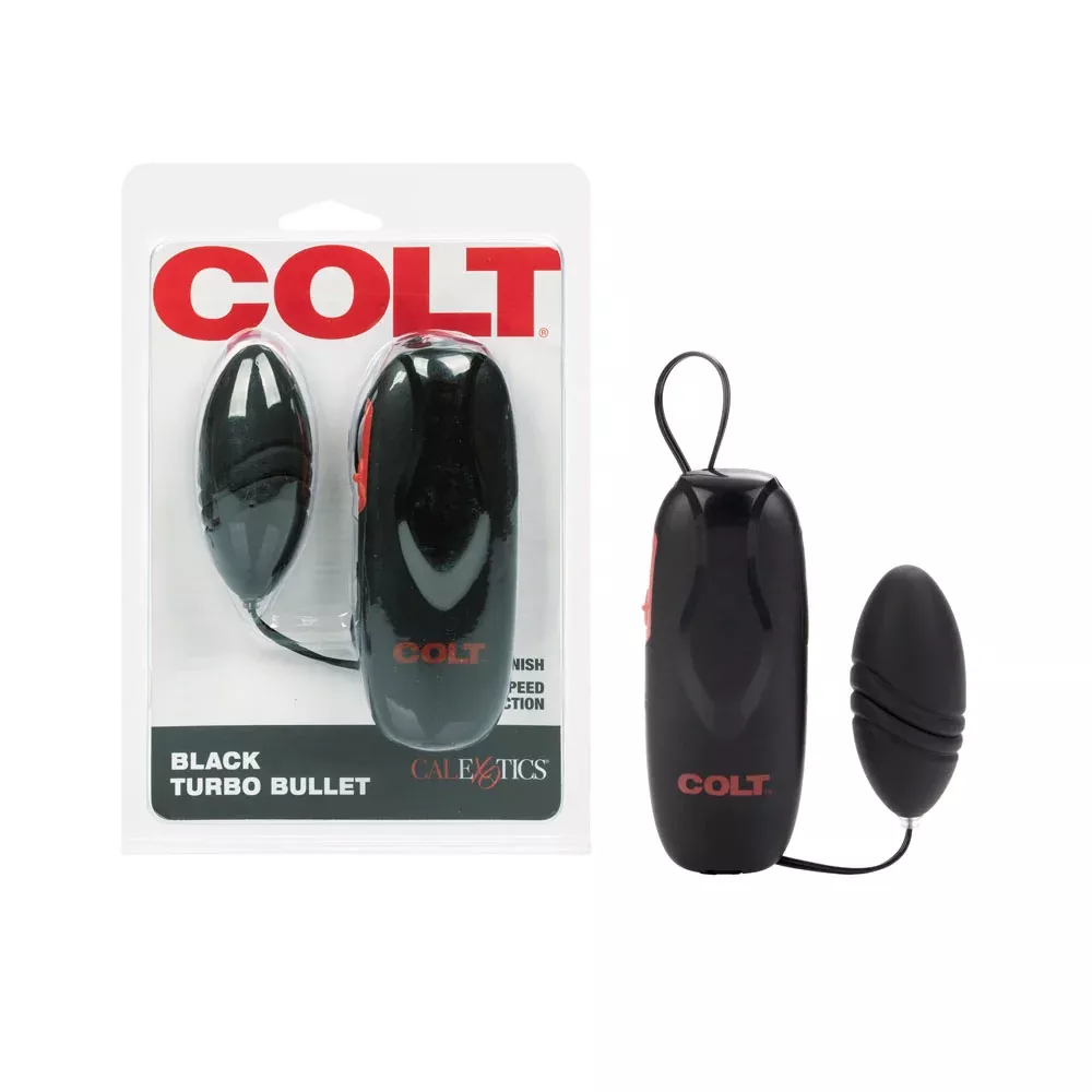 calexotics-colt-turbo-bullet-black-rechargeable-vibrator CalExotics Colt Turbo Bullet - Black — Rechargeable Vibrator