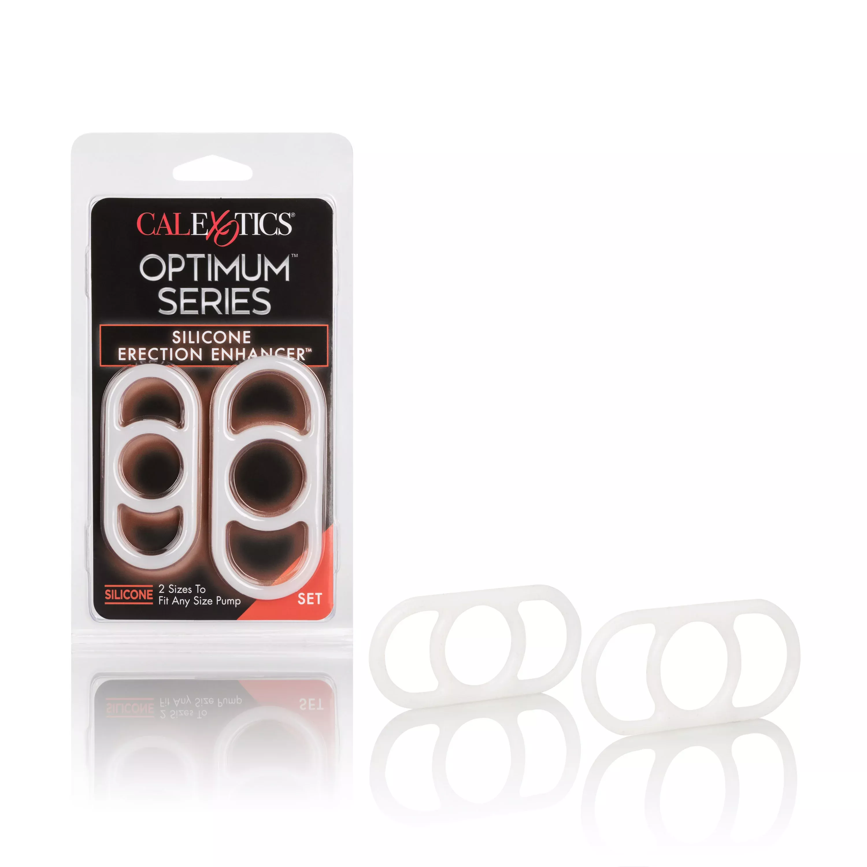 calexotics-silicone-erection-enhancer-set-two-silicone-penis-pump-clear CalExotics Silicone Erection Enhancer Set of Two — Silicone Penis Pump, Clear