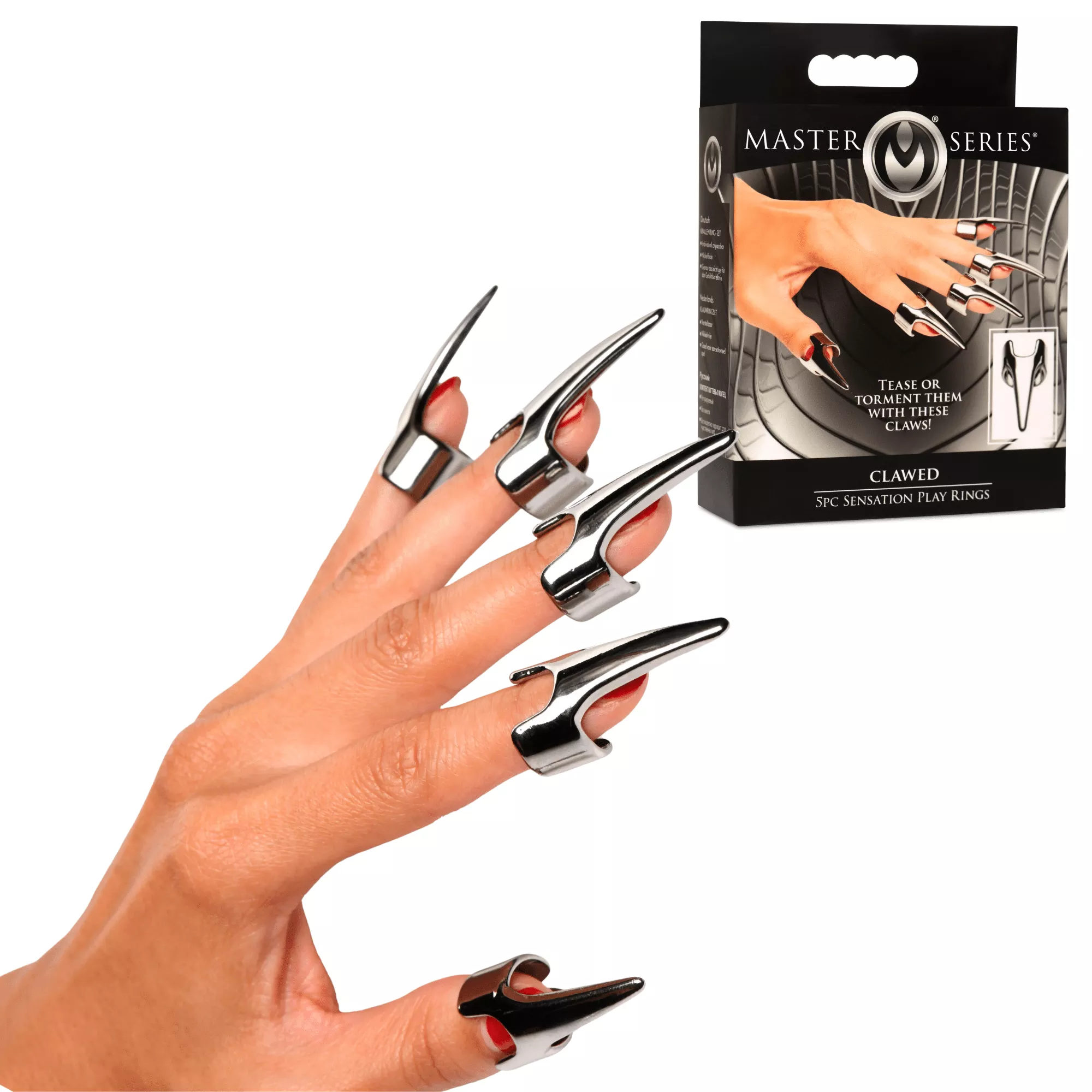clawed-5pc-sensation-play-adjustable-bands-5pcs-ring-sex-ticklers Clawed 5pc Sensation Play Adjustable Bands 5pcs Ring Sex Ticklers