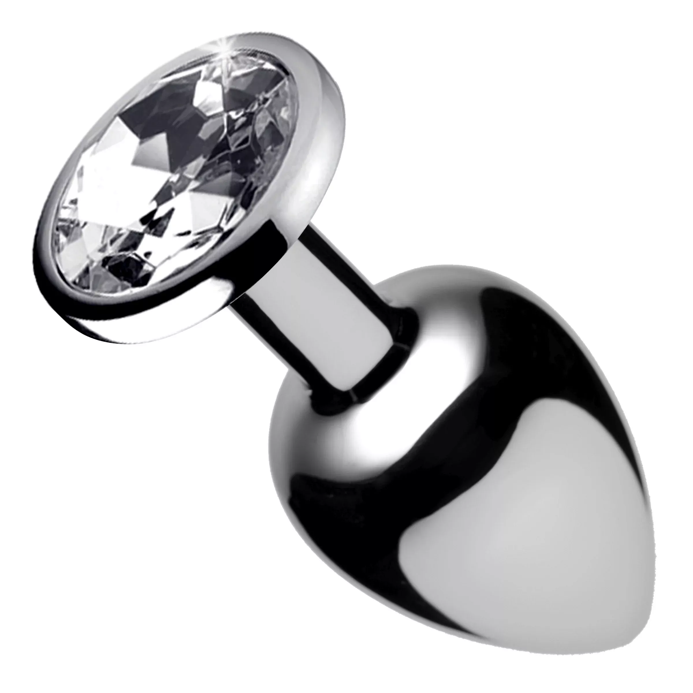 clear-gem-anal-plug-large Clear Gem Anal Plug- Large