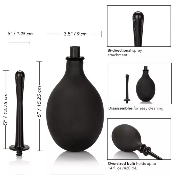 Colt Mega Ass Cleanser Anal Preparation Douche Black