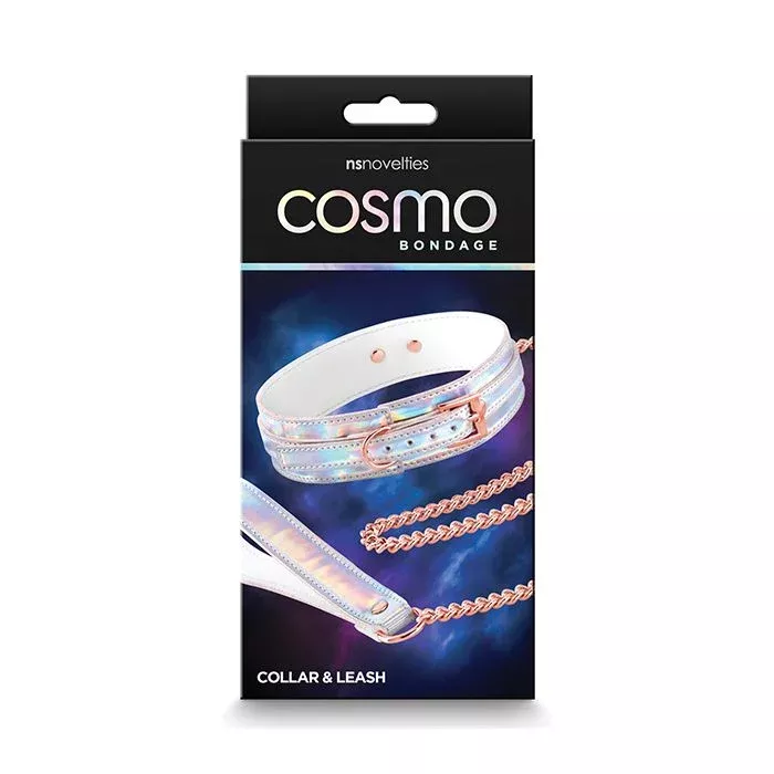 cosmo-bondage-collar-leash-rainbow Cosmo Bondage Collar & Leash - Rainbow
