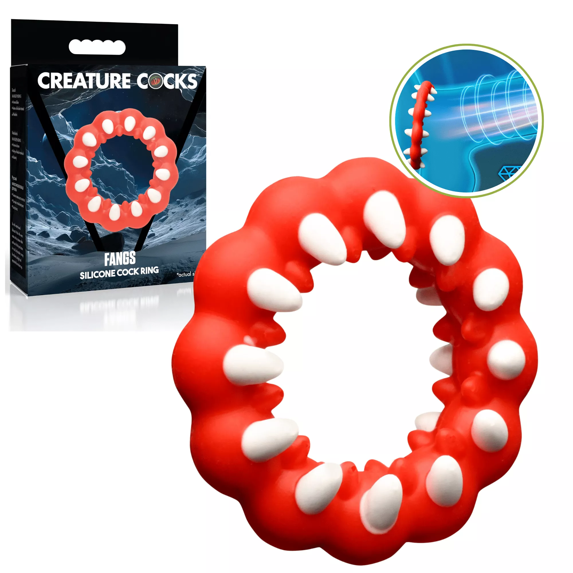 creature-cocks-fangs-silicone-fantasy-stretchy-men-non-vibrating-penis-ring Creature Cocks Fangs Silicone Fantasy Stretchy Men Non-Vibrating Penis Ring
