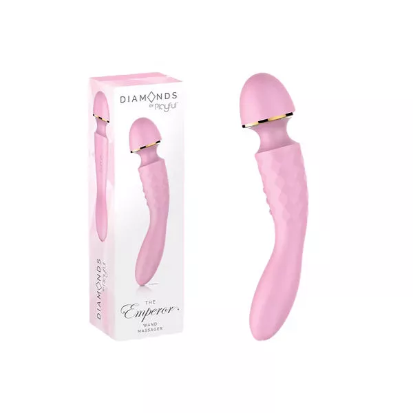 diamonds-by-playful-emperor-usb-rechargeable-wand-pink “Diamonds” by Playful – The Emperor USB Rechargeable Wand (Pink)