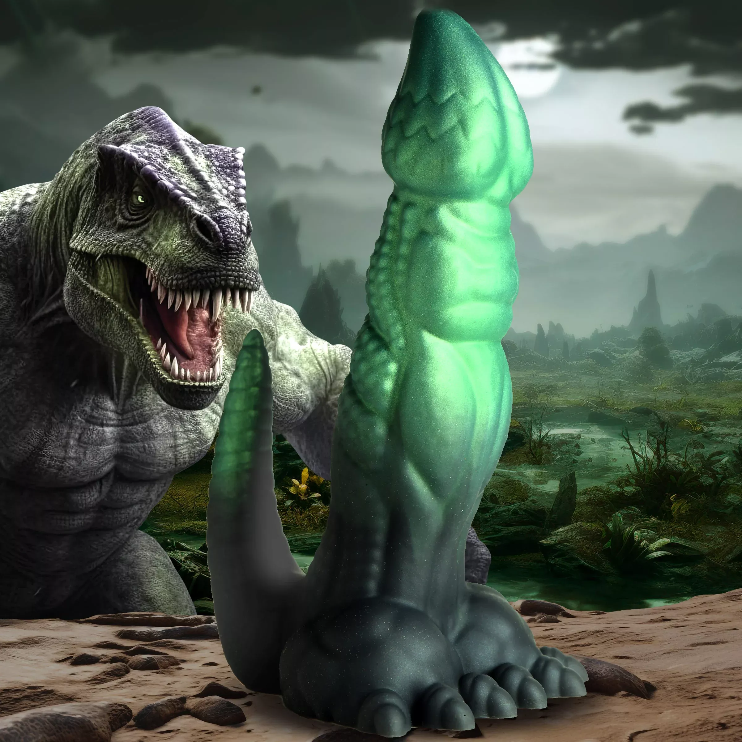 dickosaur-dinosaur-silicone-dildo Dickosaur Dinosaur Silicone Dildo