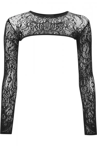 eris-lace-bolero-black-one-size Eris Lace Bolero - Black - One Size