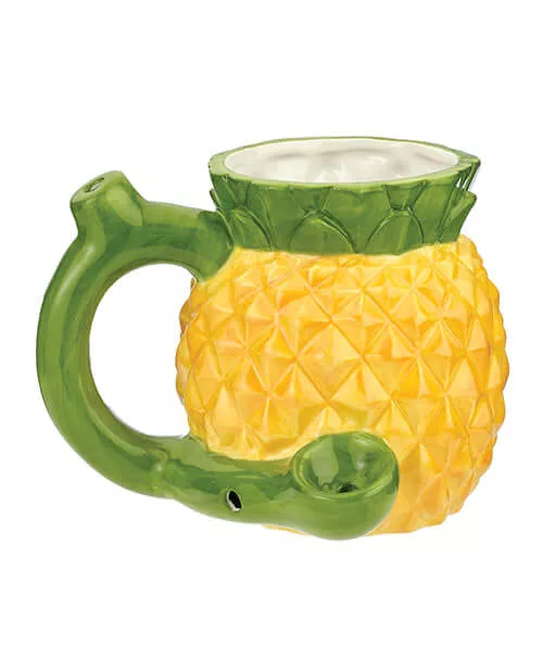 fashioncraft-pineapple-ceramic-novelty-mug-pipe Fashioncraft Pineapple Ceramic Novelty Mug Pipe