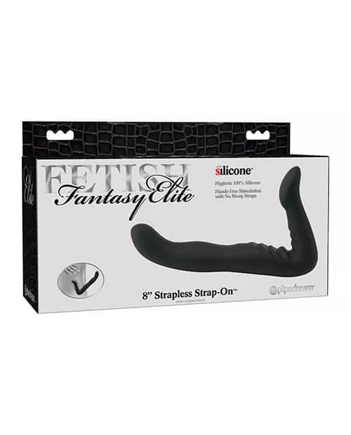 fetish-fantasy-elite-8-inch-strapless-strap-on-black Fetish Fantasy Elite 8 Inch Strapless Strap On Black
