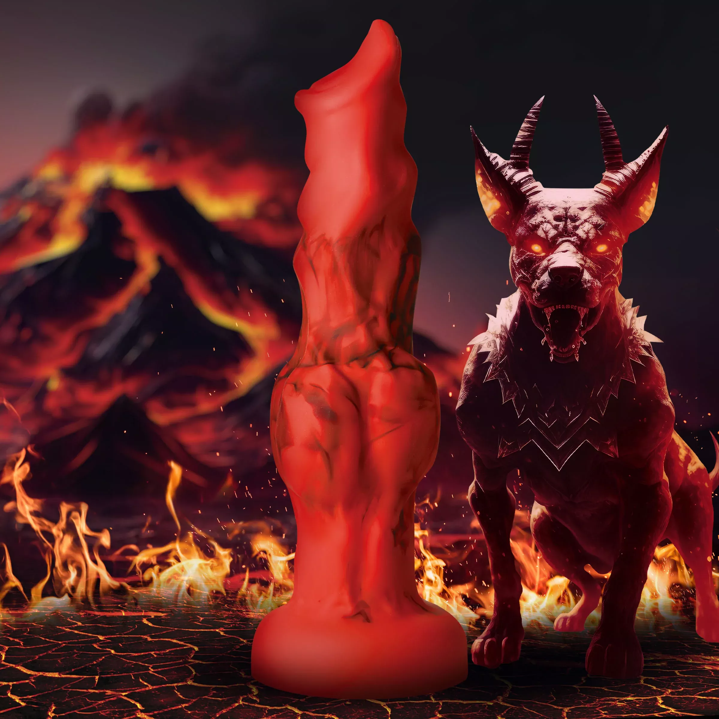 fire-hound-silicone-dildo Fire Hound Silicone Dildo