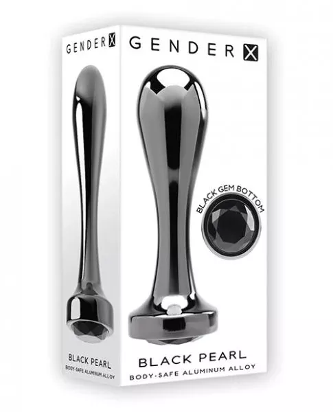 gender-x-black-pearl-plug-black Gender X Black Pearl Plug - Black