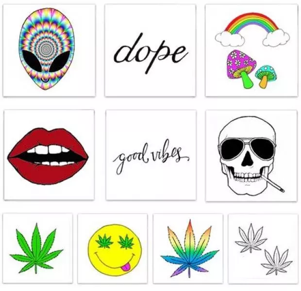 good-vibes-temporary-tattoo-pack The Good Vibes - Temporary Tattoo Pack