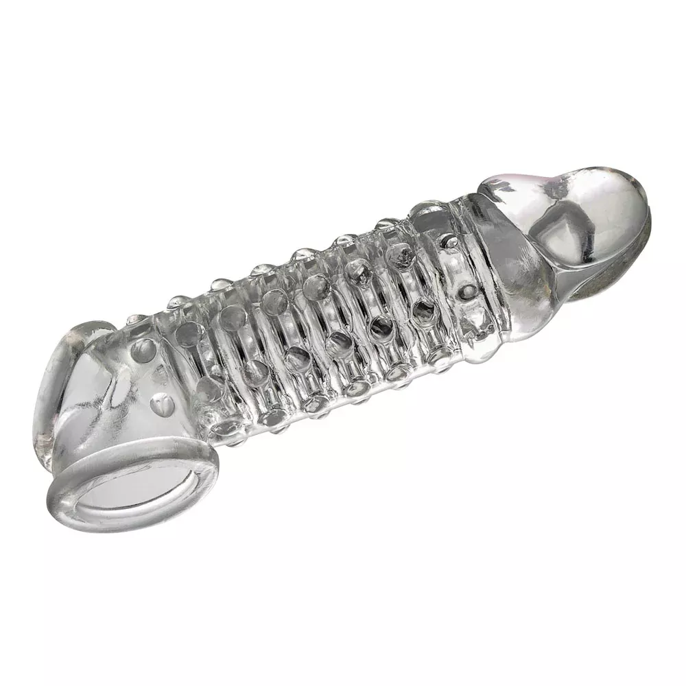 icon-brands-9-s-toppers-open-ended-extender-clear-penis-sleeve Icon Brands The 9's Toppers Open Ended Extender - Clear — Penis Sleeve