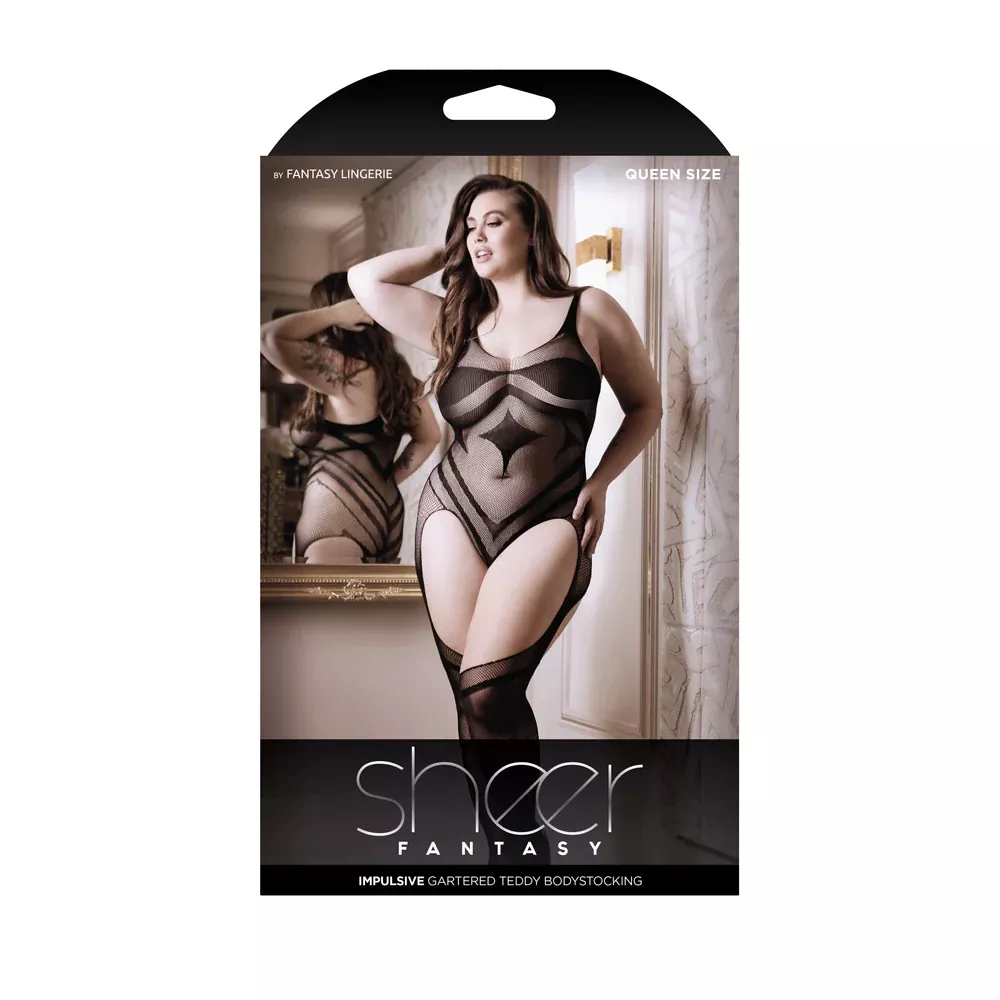 impulsive-gartered-teddy-bodystocking-queen-size Impulsive Gartered Teddy Bodystocking Queen Size