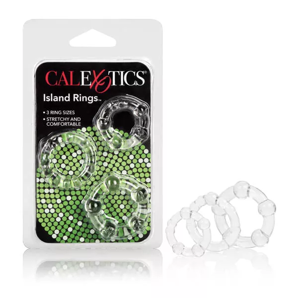 island-rings-clear-cock-rings-set-3 Island Rings - Clear Cock Rings - Set of 3