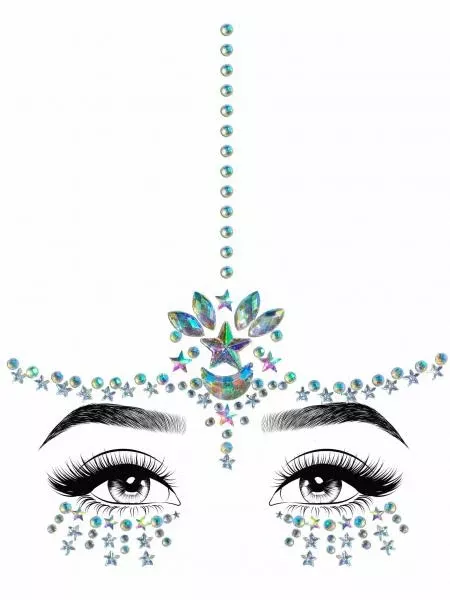 Karma Adhesive Face Jewels Sticker