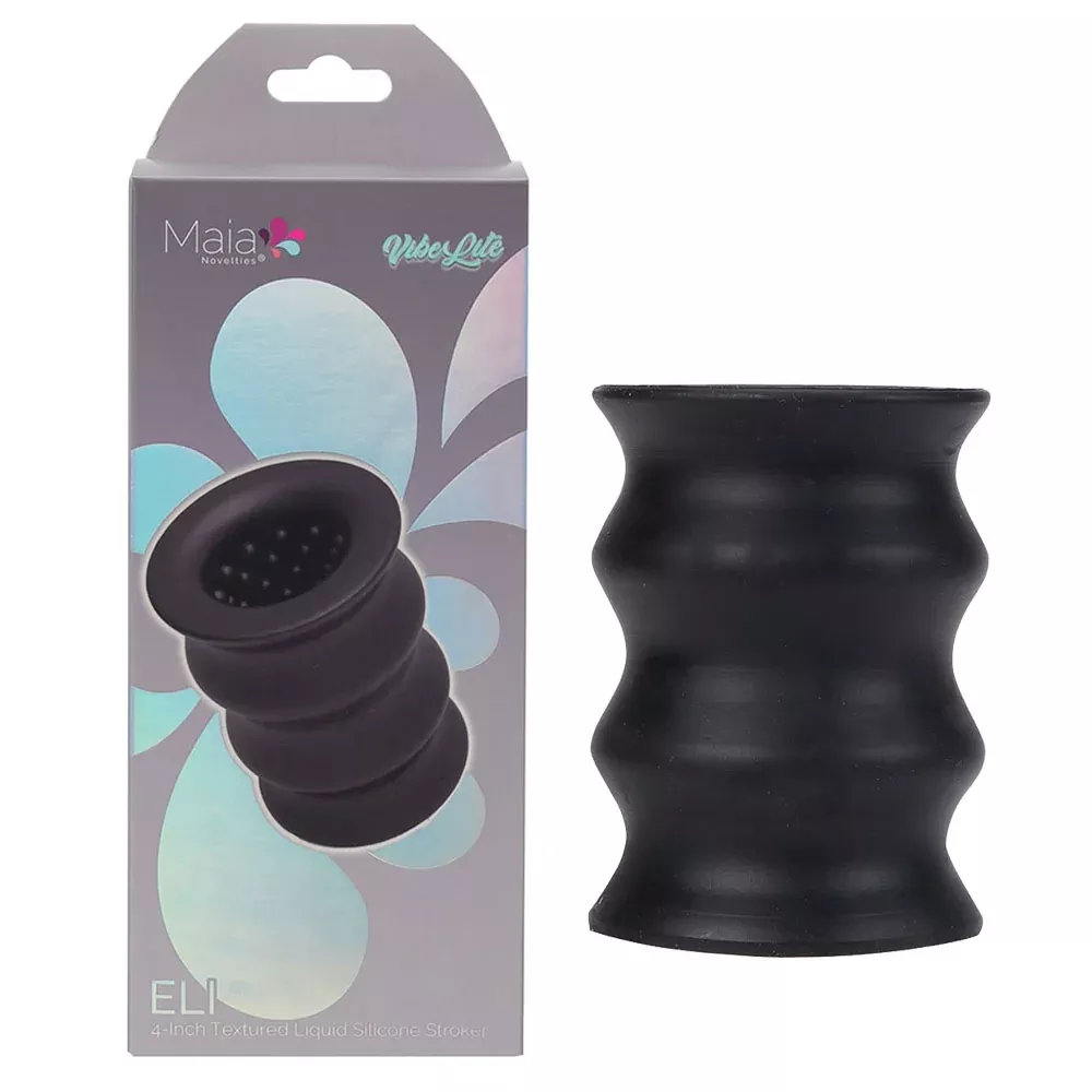 maia-eli-black-10-cm-stroker-sleeve Maia ELI - Black 10 cm Stroker Sleeve