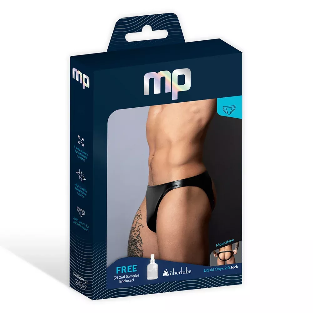 male-power-liquid-onyx-2-0-moonshine-jock-brief-black Male Power Liquid Onyx 2.0 Moonshine Jock Brief Black