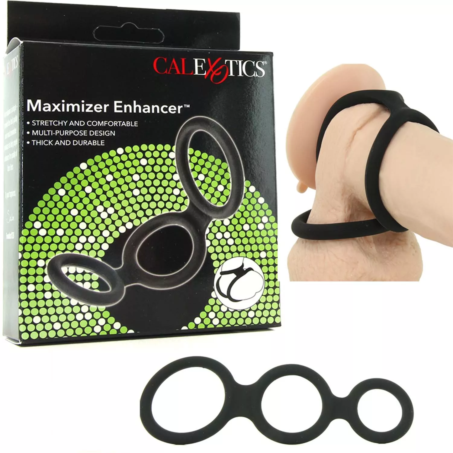 maximizer-enhancer-silicone-erection-scrotum-enhancer-penis-ring-black Maximizer Enhancer Silicone Erection And Scrotum Enhancer Penis Ring Black
