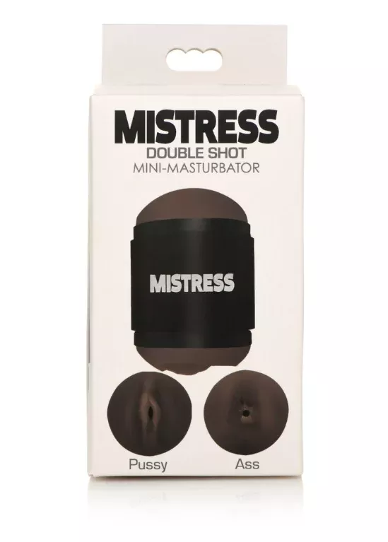 mistress-double-shot-mini-masturbators-pussy-ass-dark-tone MISTRESS DOUBLE SHOT MINI MASTURBATORS PUSSY & ASS (DARK TONE)