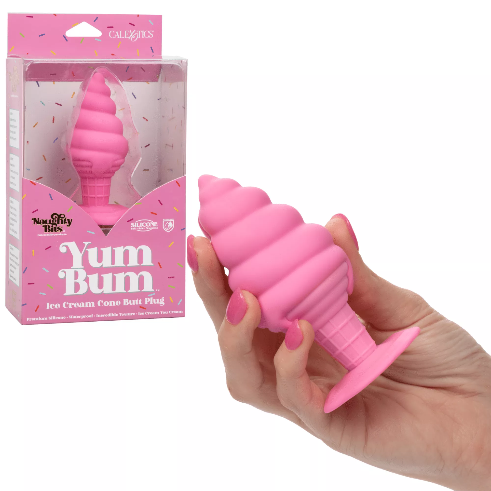 naughty-bits-yum-bum-ice-cream-cone-suction-cup-silicone-butt-plug Naughty Bits Yum Bum Ice Cream Cone Suction Cup Silicone Butt Plug