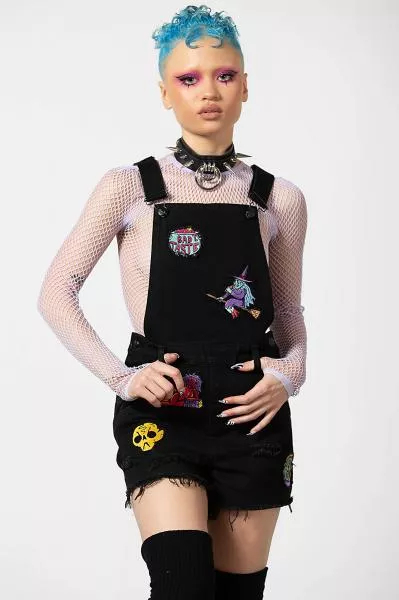 oracle-denim-overalls-black Oracle Denim Overalls - Black -
