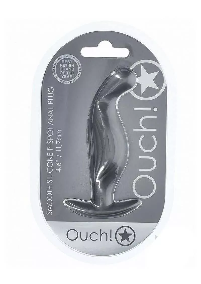 ouch-p-spot-anal-plug-silicone-gun-metal Ouch P-Spot Anal Plug Silicone Gun Metal
