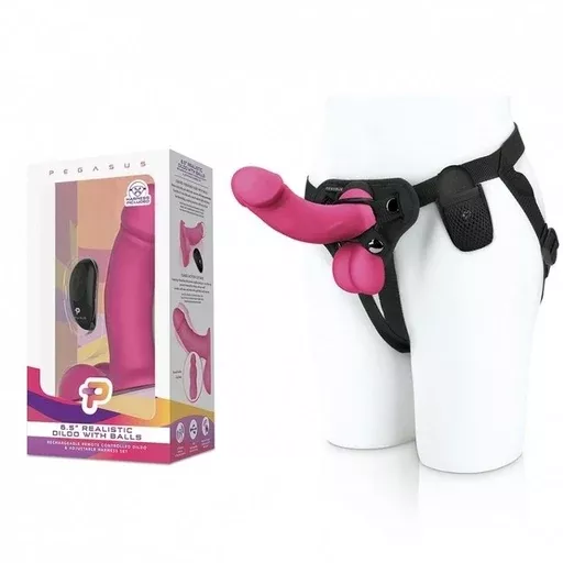 pegasus-6-5-realistic-dildo-with-balls Pegasus 6.5" Realistic Dildo With Balls