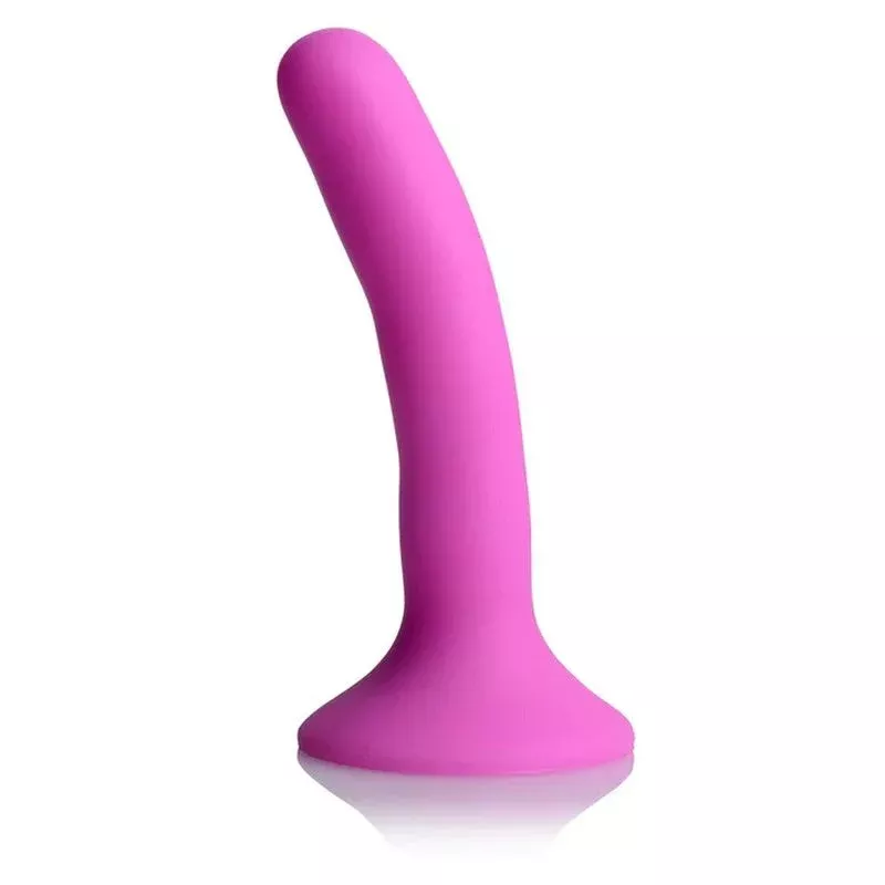 pink-silicone-strap-on-dildo-small Pink Silicone Strap-On Dildo Small