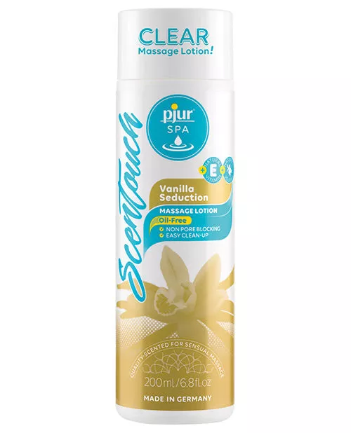 Pjur Scentouch Clear Innovative Massage Lotion - 6.8 Oz Vanilla