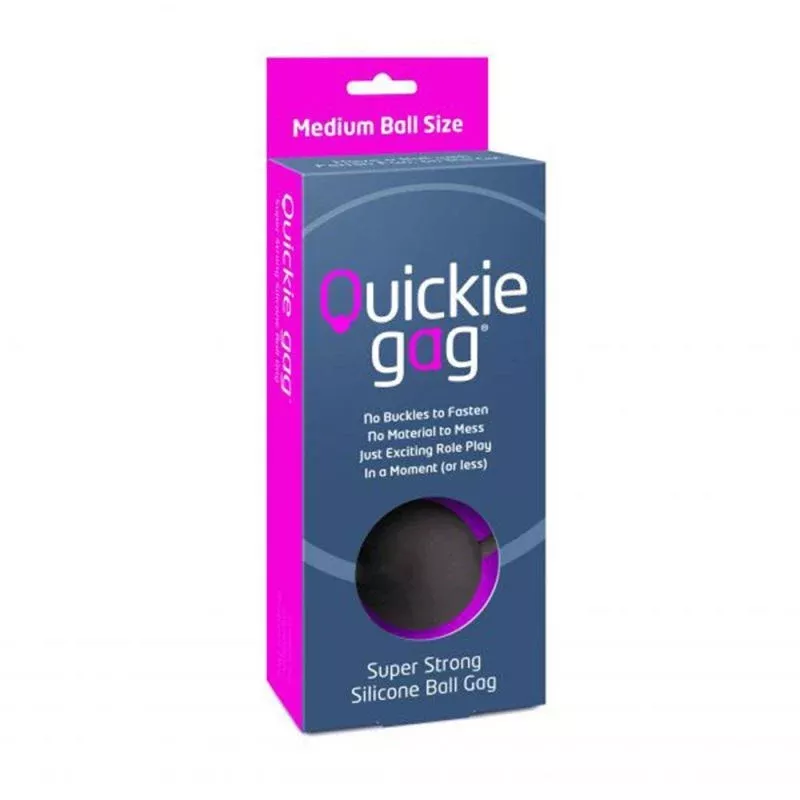 quickie-gag-medium-ball-black Quickie Gag Medium Ball Black