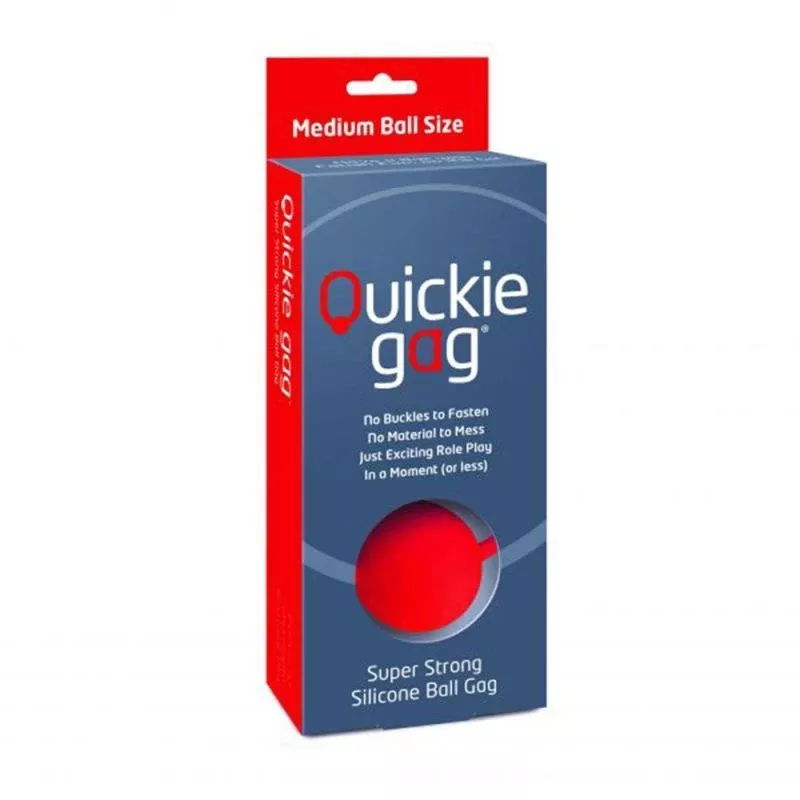 quickie-gag-medium-ball-red Quickie Gag Medium Ball Red