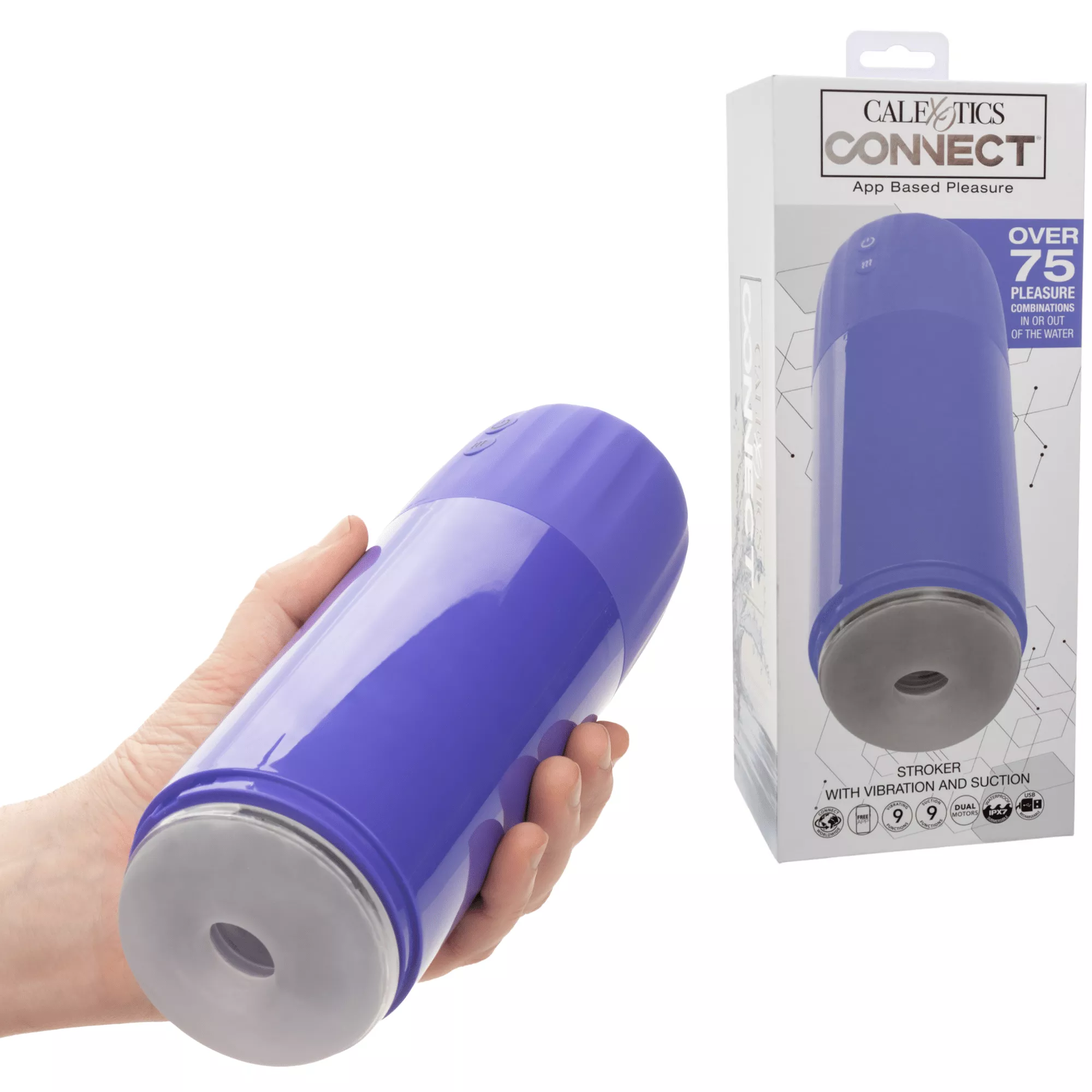 rechargeable-automatic-suction-vibrating-male-masturbator-connect-california-exo Rechargeable Automatic Suction and vibrating Male Masturbator Connect California Exotics