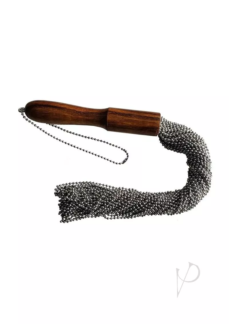 rouge-bondage-beaded-punishment-whip-metal-flogger-chain-tails-silver Rouge Bondage Beaded Punishment Whip Metal Flogger Chain Tails – Silver