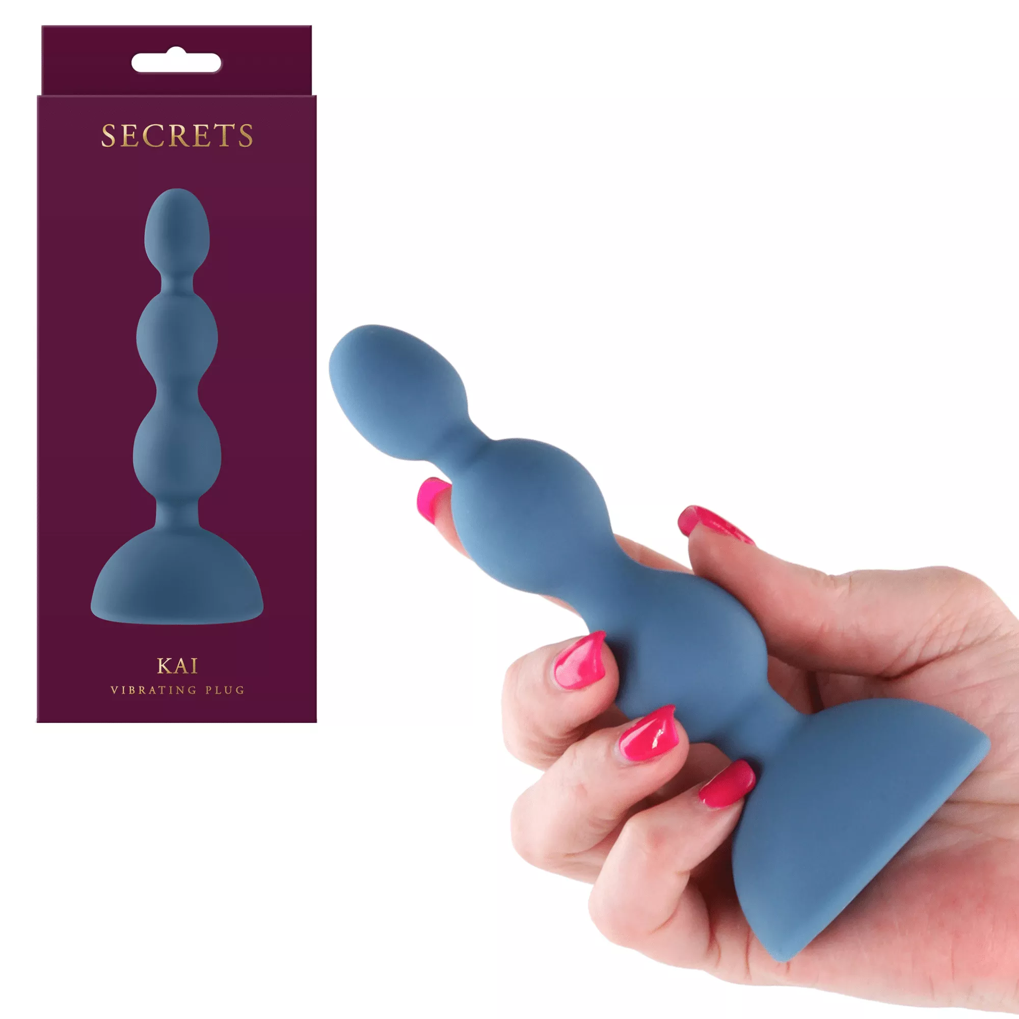 secrets-kai-rechargeable-silicone-vibrating-anal-beads-butt-plug Secrets Kai Rechargeable Silicone Vibrating Anal Beads Butt Plug
