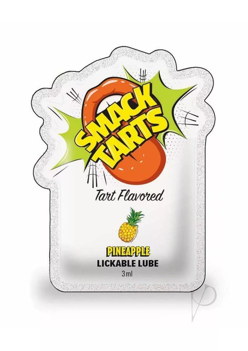 smack-tarts-lickable-lube-case-48-sour-pineapple SMACK Tarts Lickable Lube Case of 48 Sour Pineapple