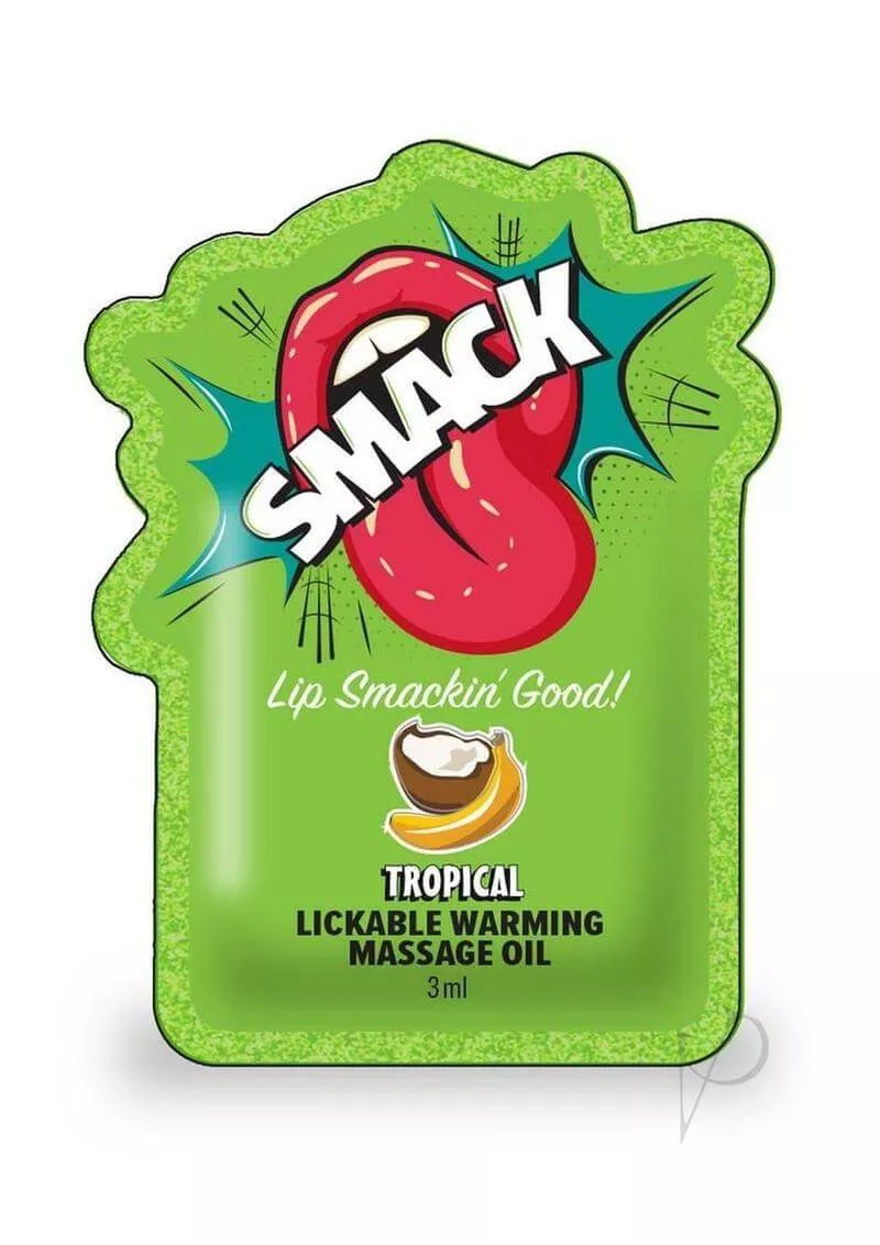 smack-warming-lickable-massage-oil-3ml-tropical-case-48 SMACK Warming Lickable Massage Oil 3ML Tropical Case of 48