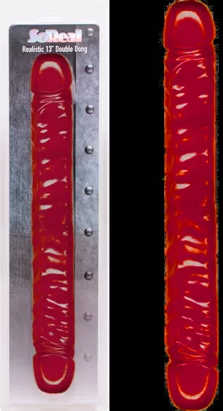 so-real-double-dong-13-red So Real Double Dong 13" Red