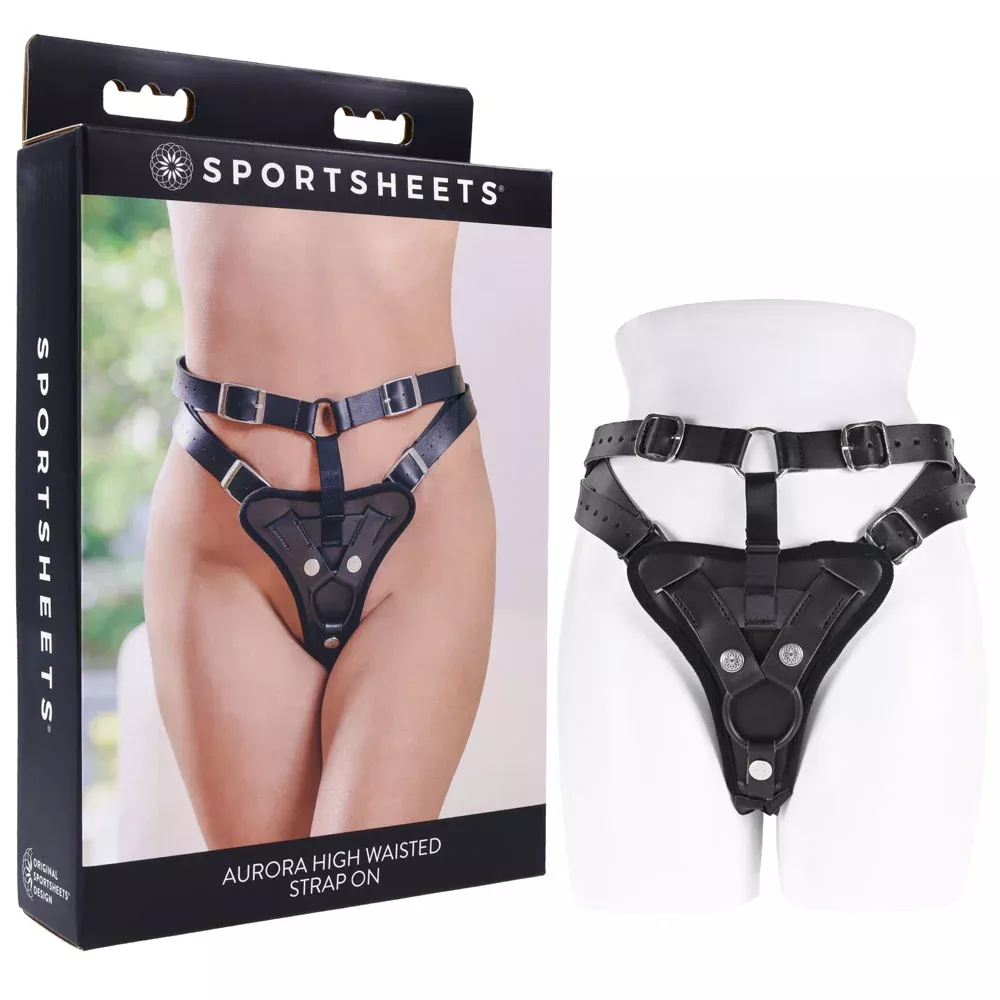sportsheets-aurora-high-waisted-strap-on-ss31005 SPORTSHEETS Aurora High Waisted Strap On-(ss31005)