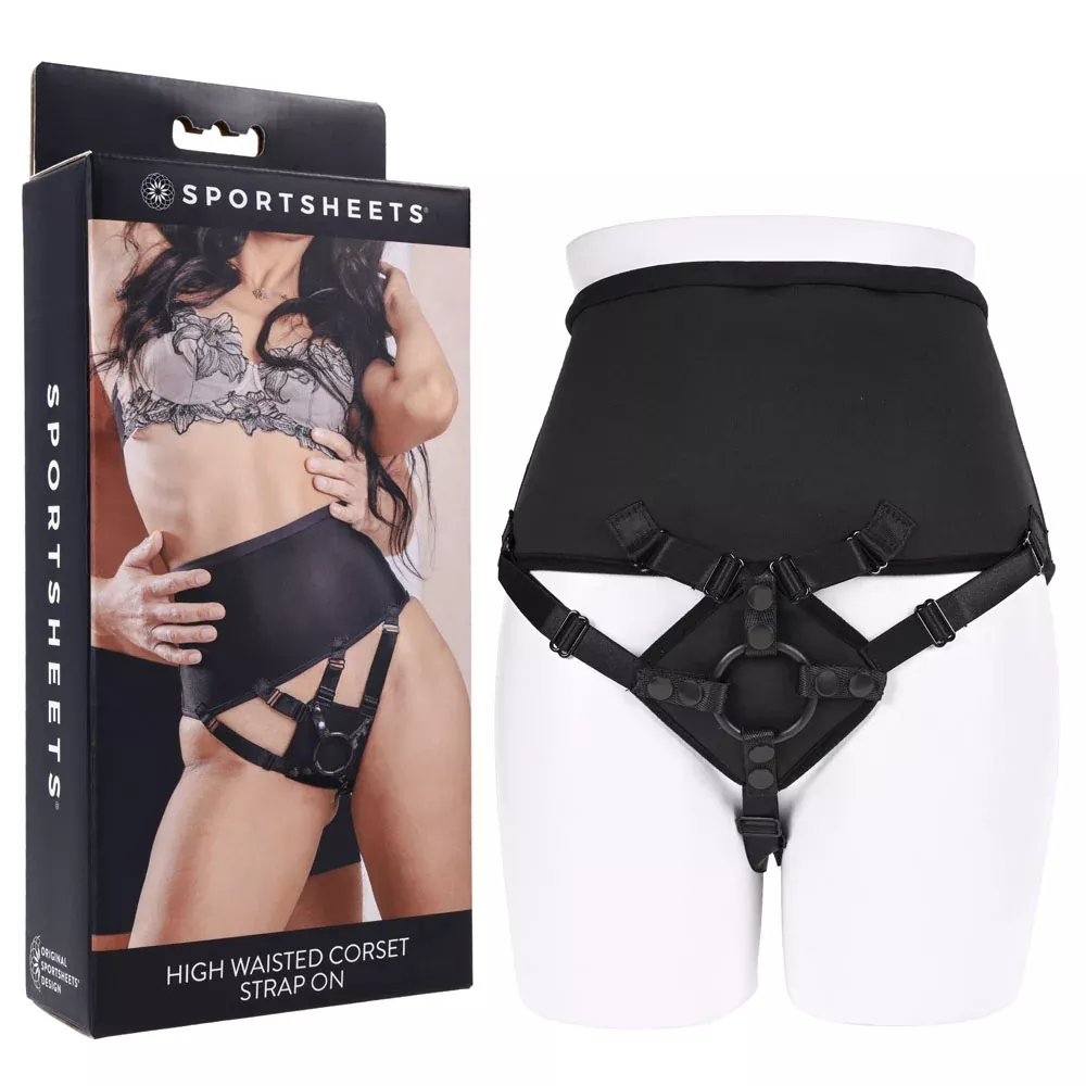 sportsheets-high-waisted-corset-strap-on-ss31006 SPORTSHEETS High Waisted Corset Strap On-(ss31006)