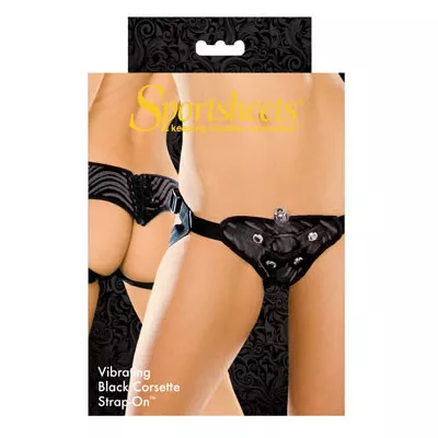 sportsheets-vibrating-corsette-strap-on-black Sportsheets – Vibrating Corsette Strap-On (Black)