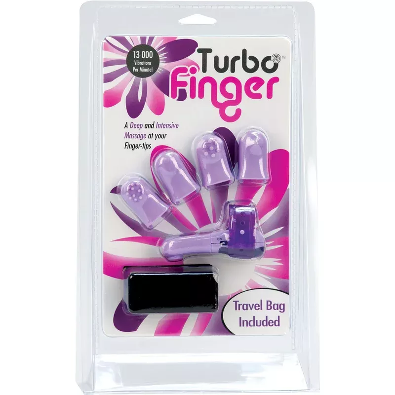 Turbo Finger 5 en 1 masseur – Violet