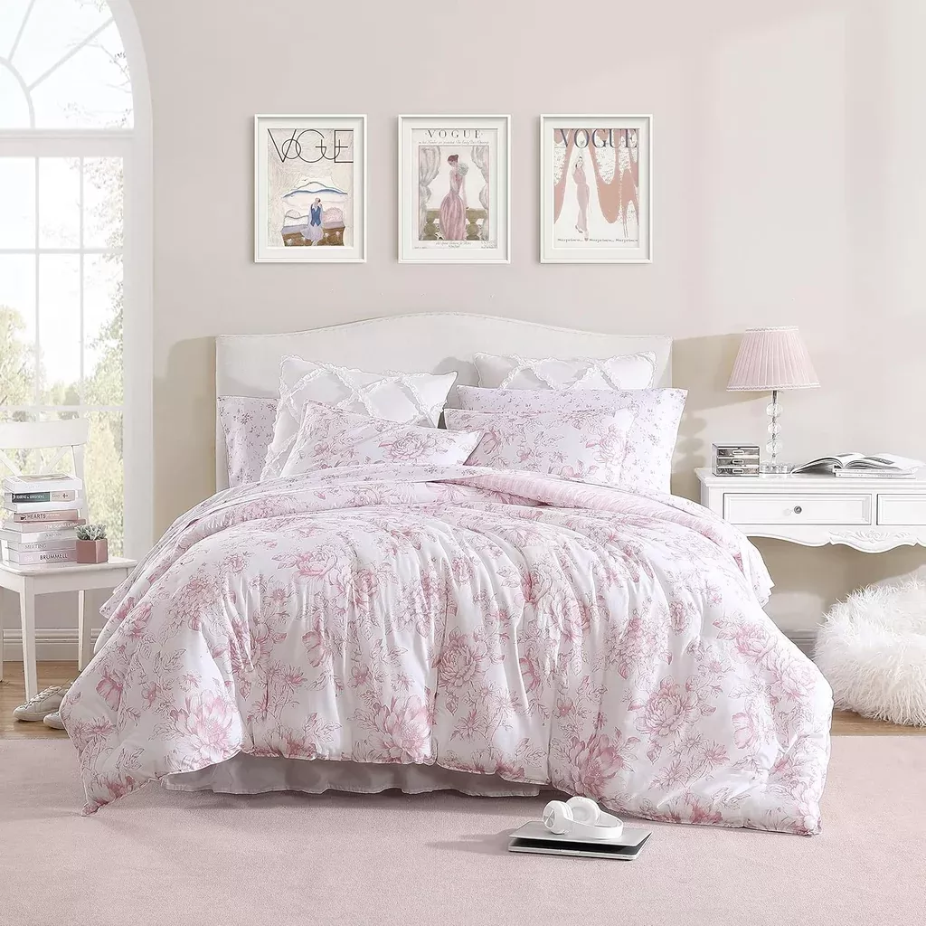 twin-xl-comforter-set-reversible-cotton-bedding-with-matching-sham-s-farm '- Twin Xl Comforter Set, Reversible Cotton Bedding With Matching Sham(S), Farm