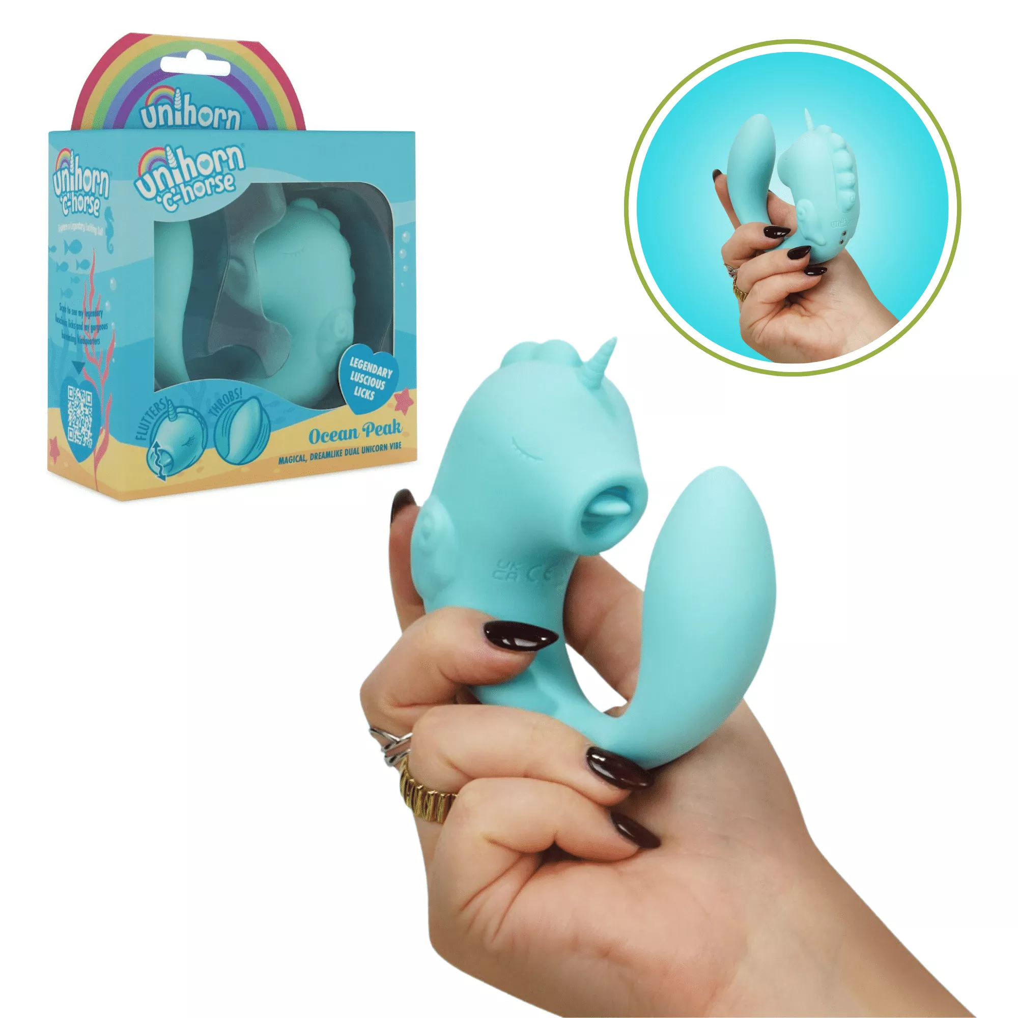 unihorn-c-horse-ocean-clitoral-vibrator-peak-blue Unihorn C Horse Ocean Clitoral Vibrator Peak Blue