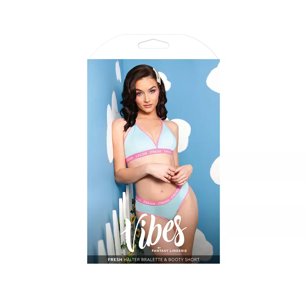 vibes-fresh-halter-bralette-booty-short-light-blue Vibes Fresh Halter Bralette & Booty Short Light Blue