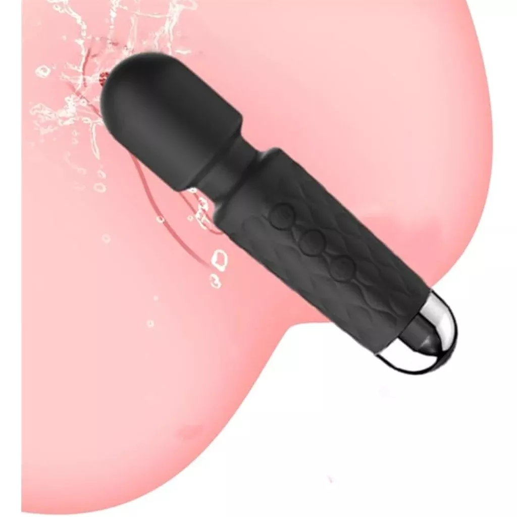 vibrator-wand-rechargeable-clitoral-stimulator-g-spot-vibrators-with-20-patterns Vibrator Wand Rechargeable, Clitoral Stimulator G Spot Vibrators With 20 Patterns & 8 Speeds, Personal Cordless Wand Massager, Quiet & Waterproof Adult Sex Toys For Couples Women (Black)