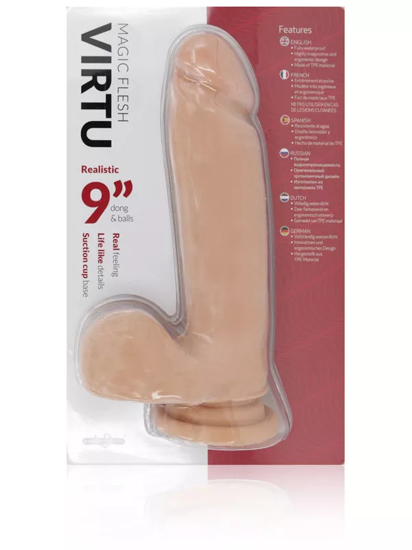 virtu-magic-flesh-realistic-9-in-dong-with-balls Virtu Magic Flesh – Realistic 9 in. Dong with Balls